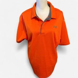 Under Armour Men's Bright Orange Polo